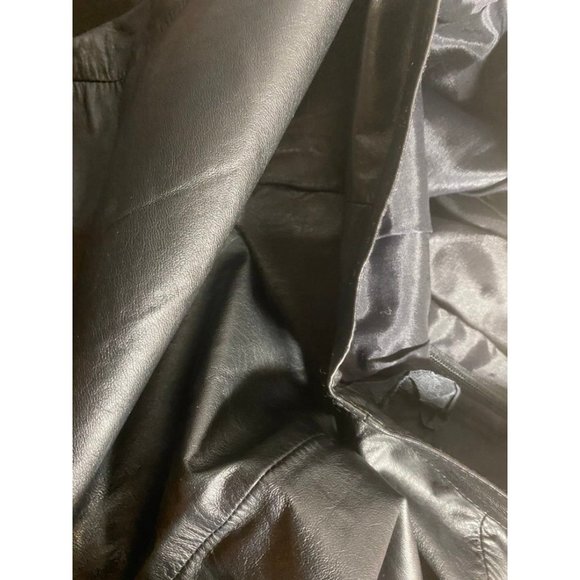 Vintage Leather Pencil Skirt West Bay 6 - Picture 11 of 11